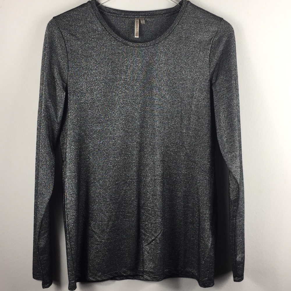 Banana Republic Signature shimmer long sleeve top.